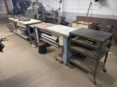 (4) ASSORTED SHOP TABLES