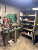 LOT OF LEESON DRIVE WITH WIRE BRUSH, (2) DOUBLE EDGE GRINDERS, JET 1 SANDER/GRINDER