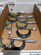 (8) Assortment of Micrometers