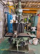 Hwacheon HMT-1100 Vertical Mill, s/n 3611628