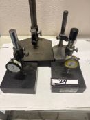 (4) Assorted Dial Indicators Stands