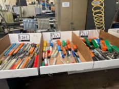 3 Boxes Of Assorted Drills Reamers & Endmills
