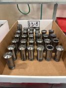 Lot of 5 C Collets