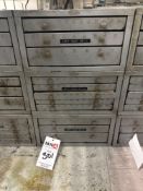 (3) Hout Drill Cabinets