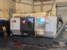 Haas ST-20 CNC Lathe 8.4” x 22.5” Trvls, 8” Chuck, 2” Bar Cap, 12 Station Turret, 20HP, New 2013