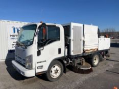 2010 Isuzu NPR Challenger Sweeper Truck