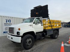 1998 GMC C7500 Flatbed Truck with Stake Body