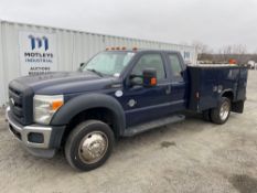 2014 Ford F550 Extended Cab 4WD Service Body Truck