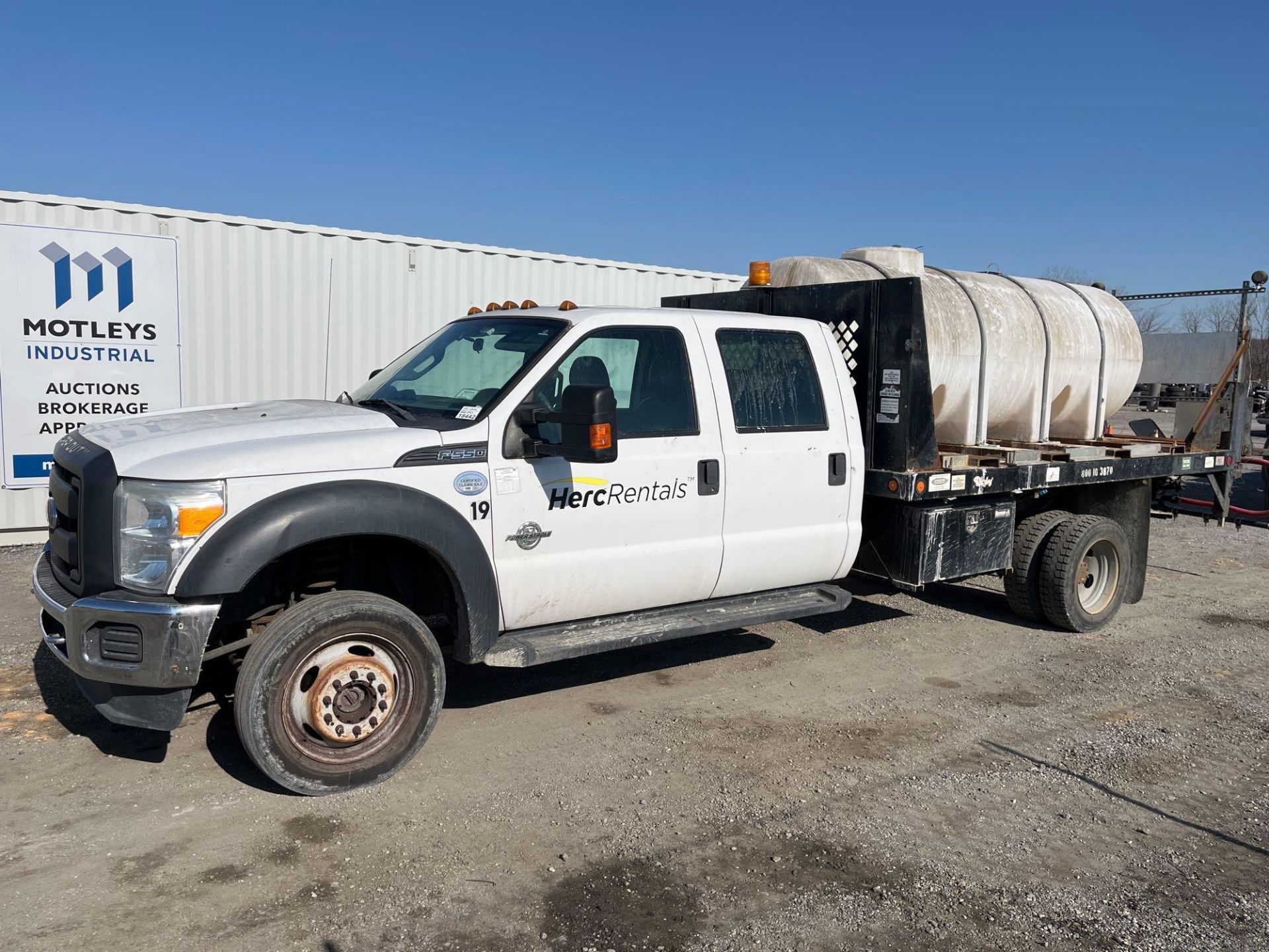 2016 Ford F-550 Stake Body Truck With Tank