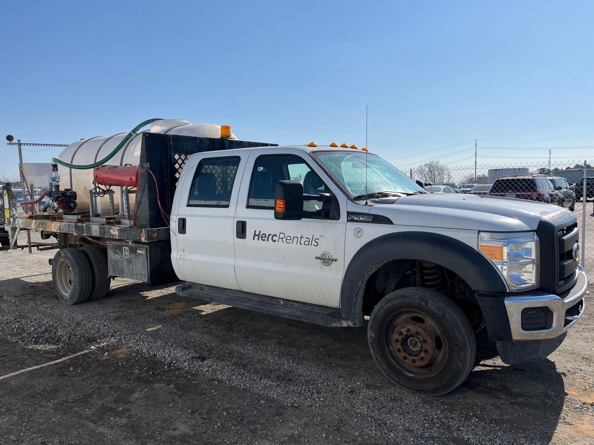 2016 Ford F-550 Stake Body Truck With Tank - Image 4 of 23