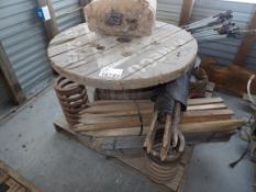 Assortment of Wood States, Wire Rolls, Electric Fence Stacks