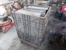 Crate with Two Metal Boxes