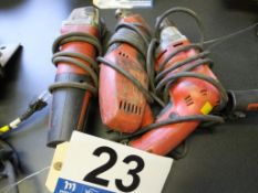 (3) Milwaukee Power Tools