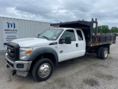 2012 Ford F550 4x4 Dump Truck