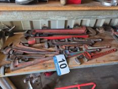 Lot Pipe Wrenches