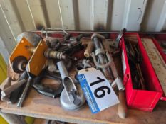 Lot Misc Tools, Shims, Etc