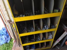 2 Nut/Bolt bins with contents