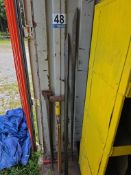 Lot Pry Bars and Hammer