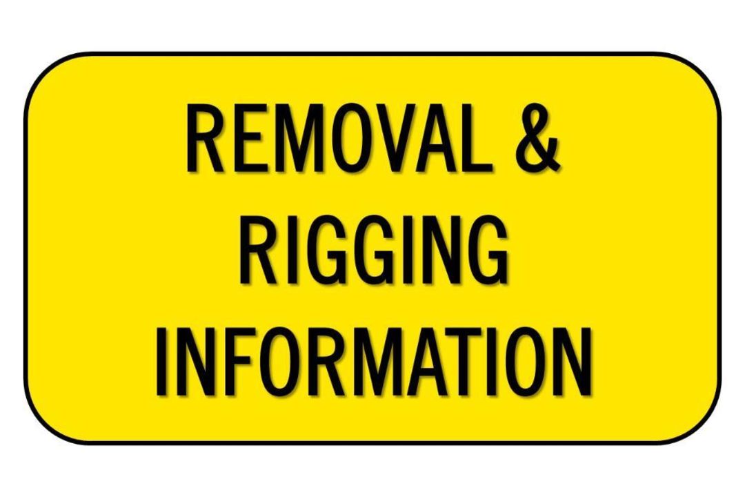 Removal & Rigging Information