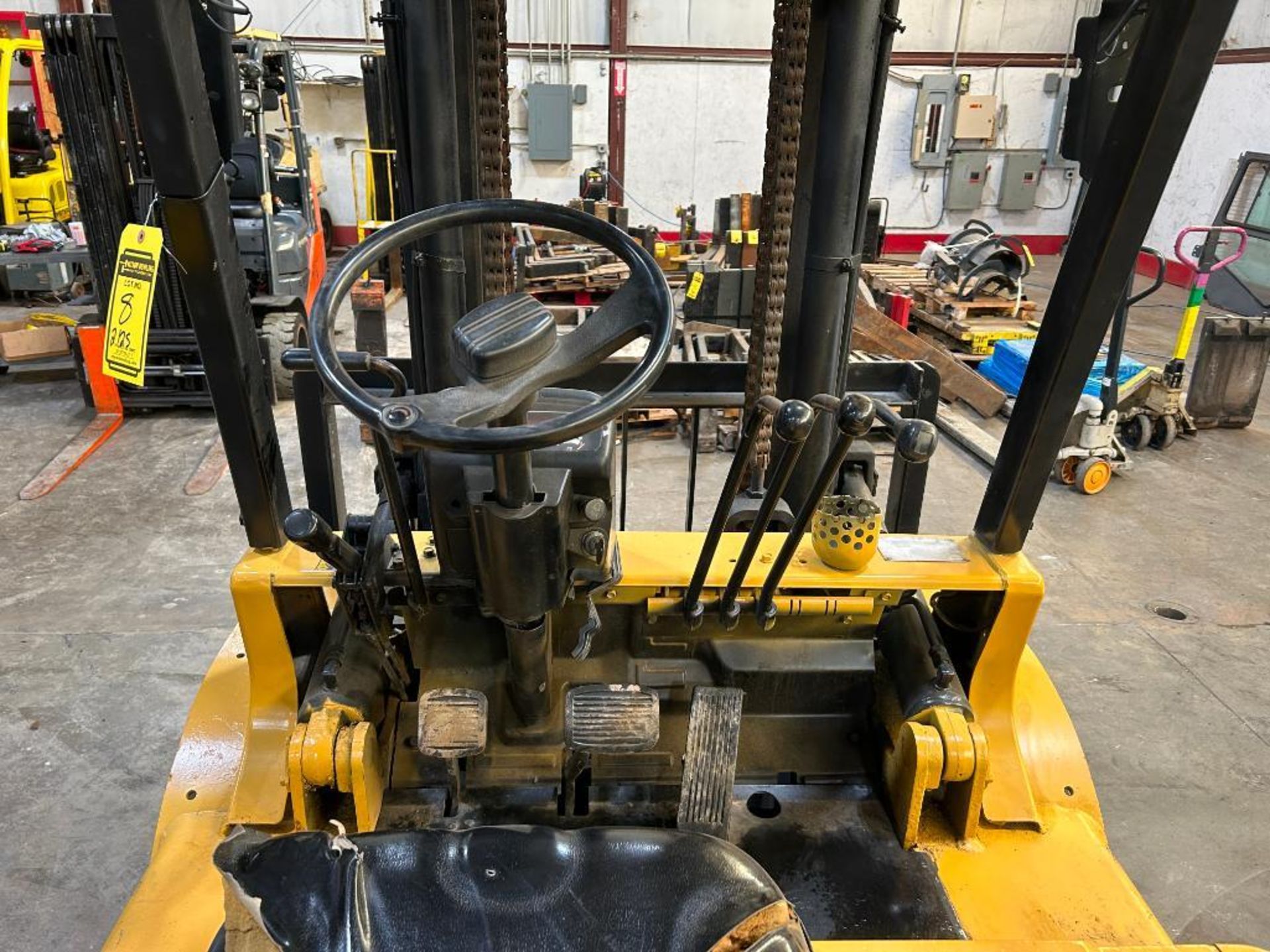 Caterpillar 8,000-LB. Capacity Forklift, Model GP40, S/N 1CM02009, LPG, (New) Front Solid Pneumatic - Image 5 of 5