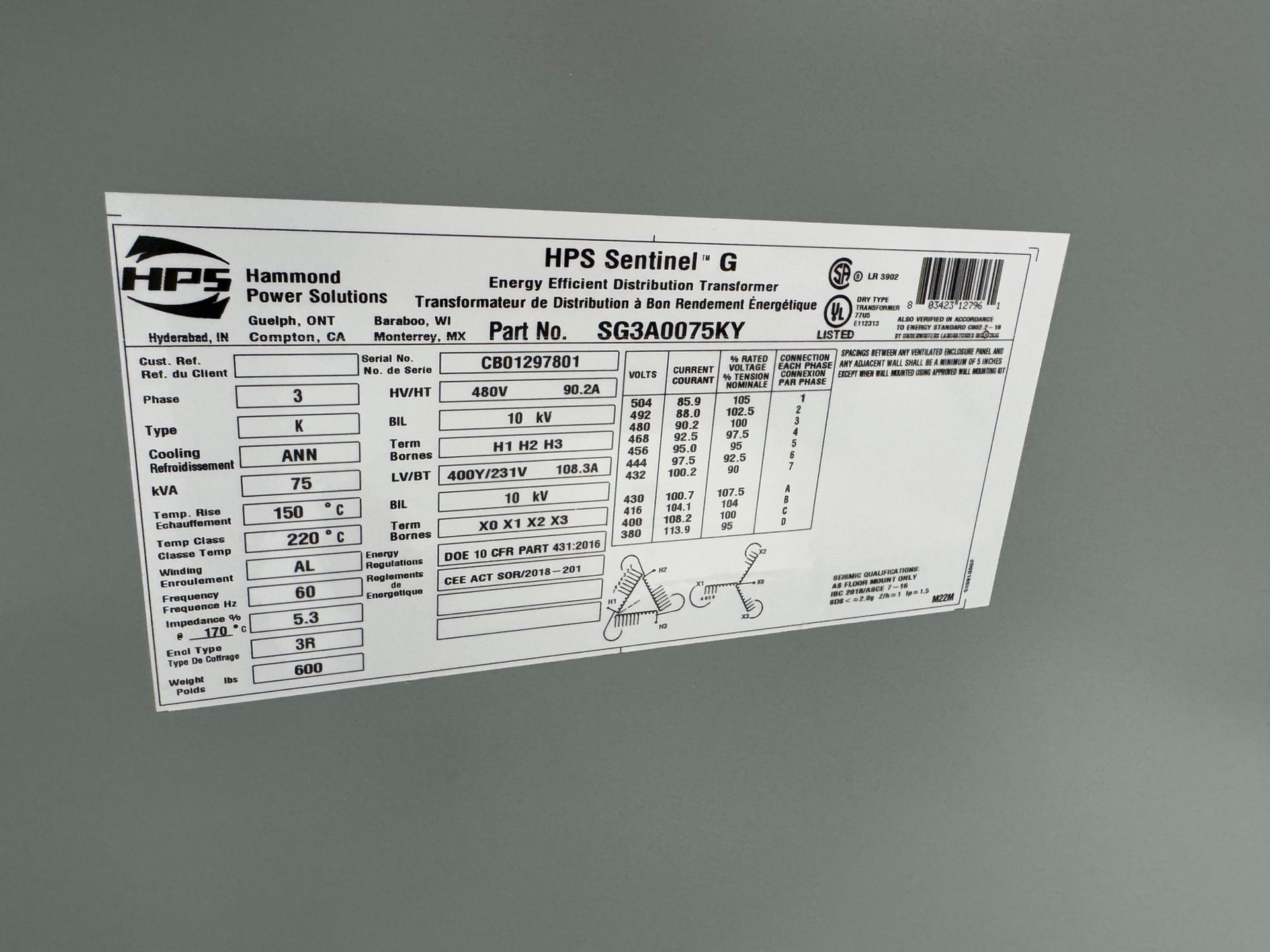 2021 GE Additive Model Arcam EBM Q10plus Electron Beam Melting System, PRS11 Powder Recovery Station - Image 7 of 10