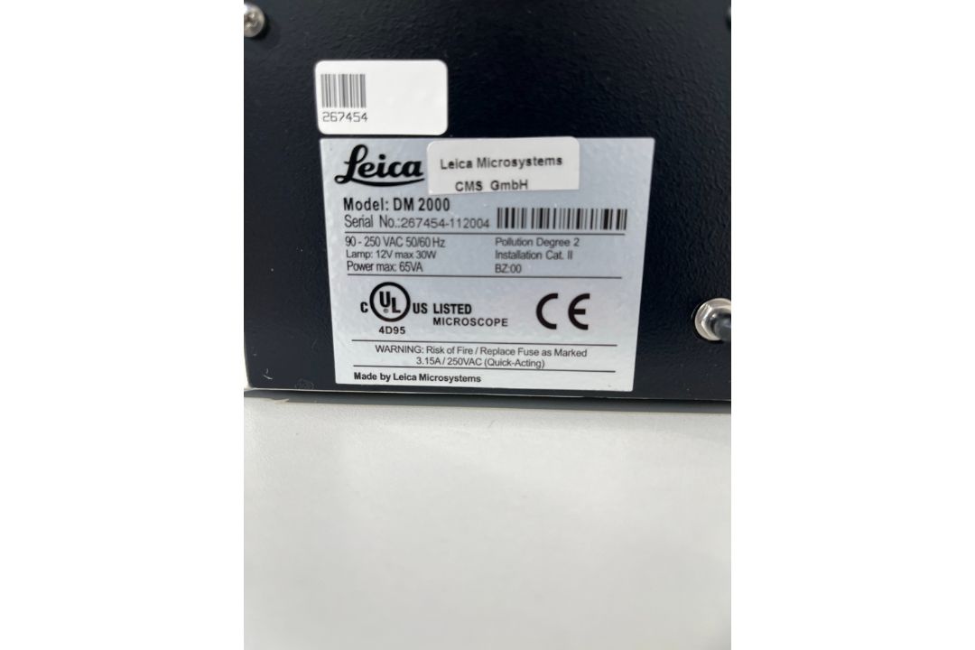 Leica DM 2000 Laboratory Microscope - Image 7 of 7