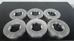 Set of Size 1 Rings For Schaefer Model 10 Capsule Filling Machine - Quantity 6