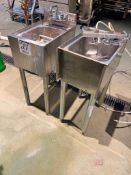 (2) Krowne Stainless Steel Sinks; Model: 188-1C