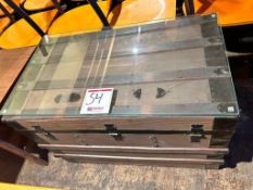 Glass Top Coffee Table: 32