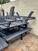 (2) Outdoor Picnic Tables