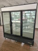 True GDM-72-LD 3-Door Glass Fridge