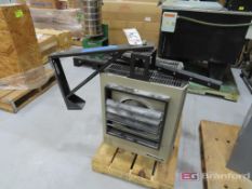 (2) TPI Mdl. P3P5110CAIN-MC 480V Wall / Ceiling Mounted Electric Shop Heaters