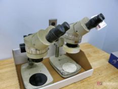 (2) Unitron Model ZSB Stereozoom Microscopes