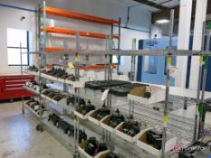 (3) Castered Metro Style Wire Racks