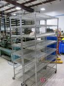 (3) Castered Metro Style Wire Racks