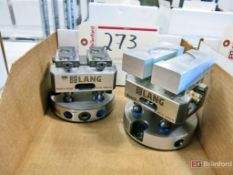 (2) Lang Avanti Makro-Grip Vises w/ Bases