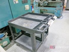 (4) Rubbermaid Carts