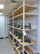 (6) Medium Duty Clip Together Adjustable Shelves w/ Assoc. Decking