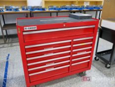 US General 13-Drawer Rollaround Castered Machinist Toolbox w/ Contents