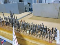 Lot of Carbide End Mills w/ Stand