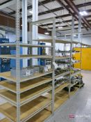 (4) Sections of Medium Clip Together Style Racking w/ Assoc. Wood Decking