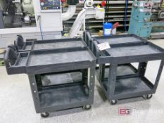 (4) Rubbermaid Carts