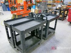 (4) Rubbermaid Carts