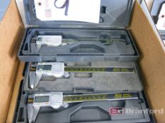 (3) T&O Waterproof Digital Calipers