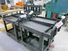 (4) Rubbermaid Carts