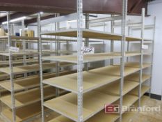 (9) Sections of Medium Duty Clip Together Industrial Racking