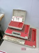 (3) Pin Gauge Sets, Sizes Range .011 - .050