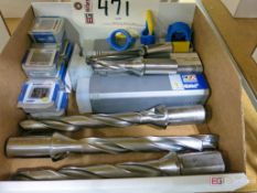 (5) Iscar Carbide Insert DRA Drills w/ Iscar Carbide Inserts