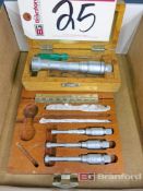 Lot of Brown & Sharpe Bore Micrometers
