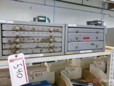 (2) Huot Style Multi-Drawer Drill Cabinets w/ Contents